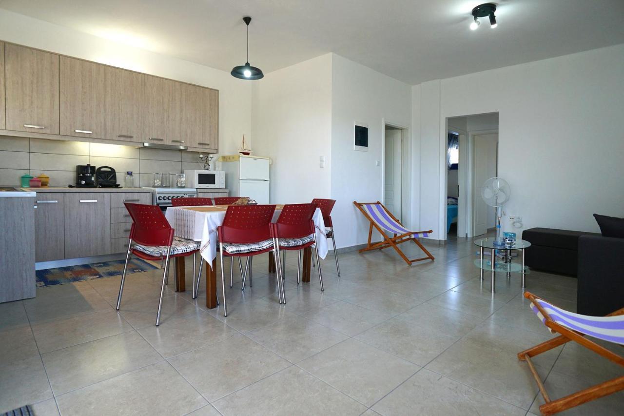 Dolphins House Villa Paralia Avdhiron Exterior foto