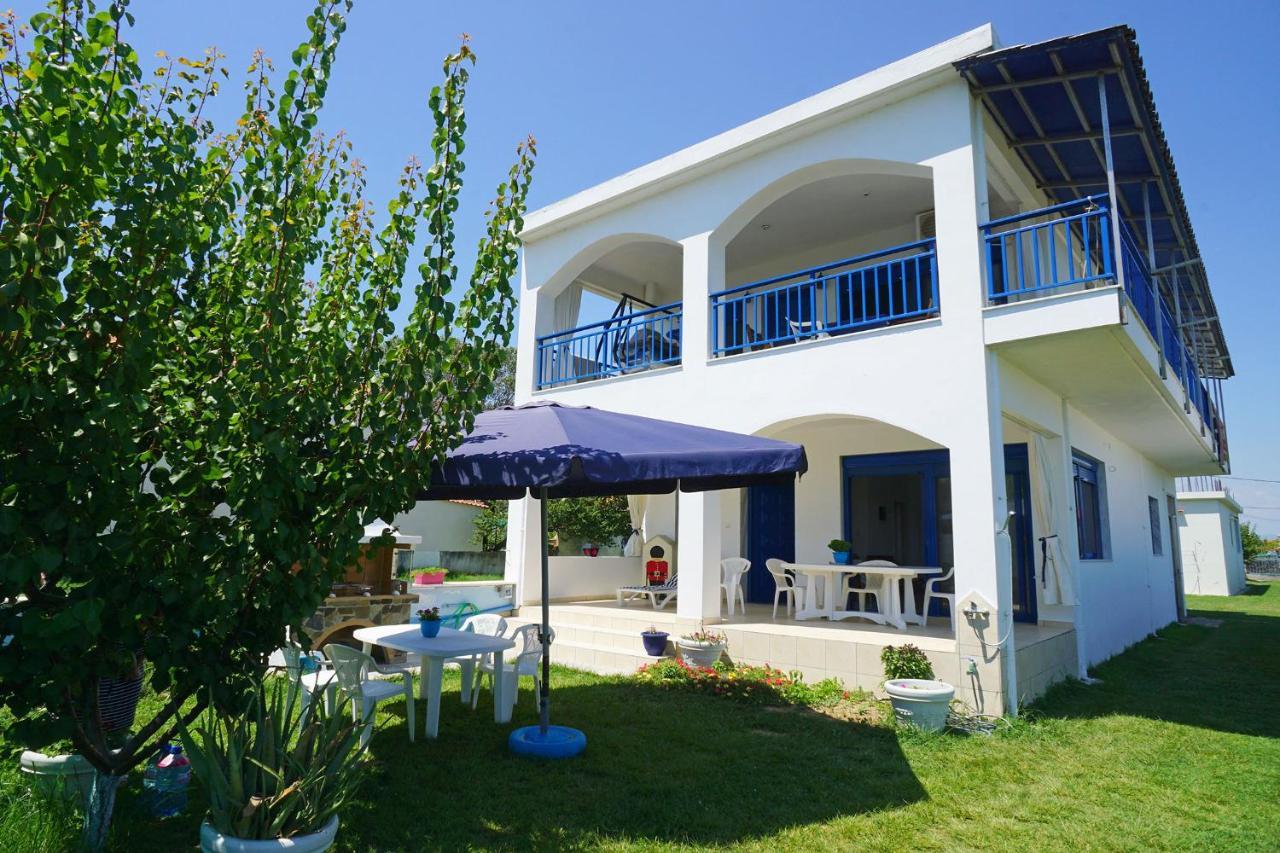 Dolphins House Villa Paralia Avdhiron Exterior foto
