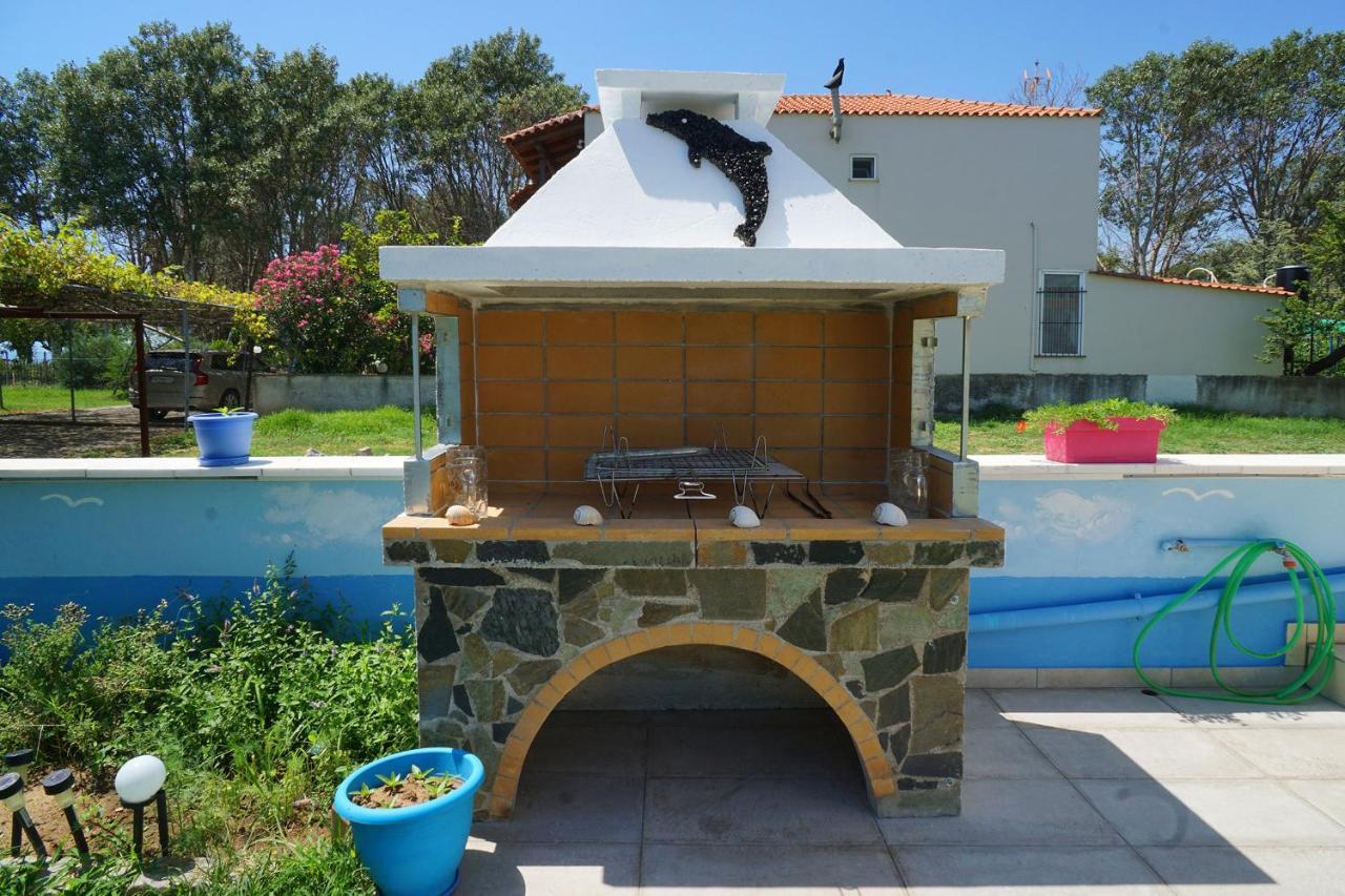 Dolphins House Villa Paralia Avdhiron Exterior foto